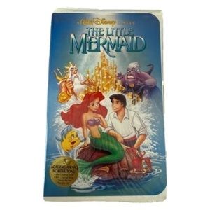 SEALED DISNEY THE LITTLE MERMAID VHS BLACK DIAMOND EDITION BANNED COVER
